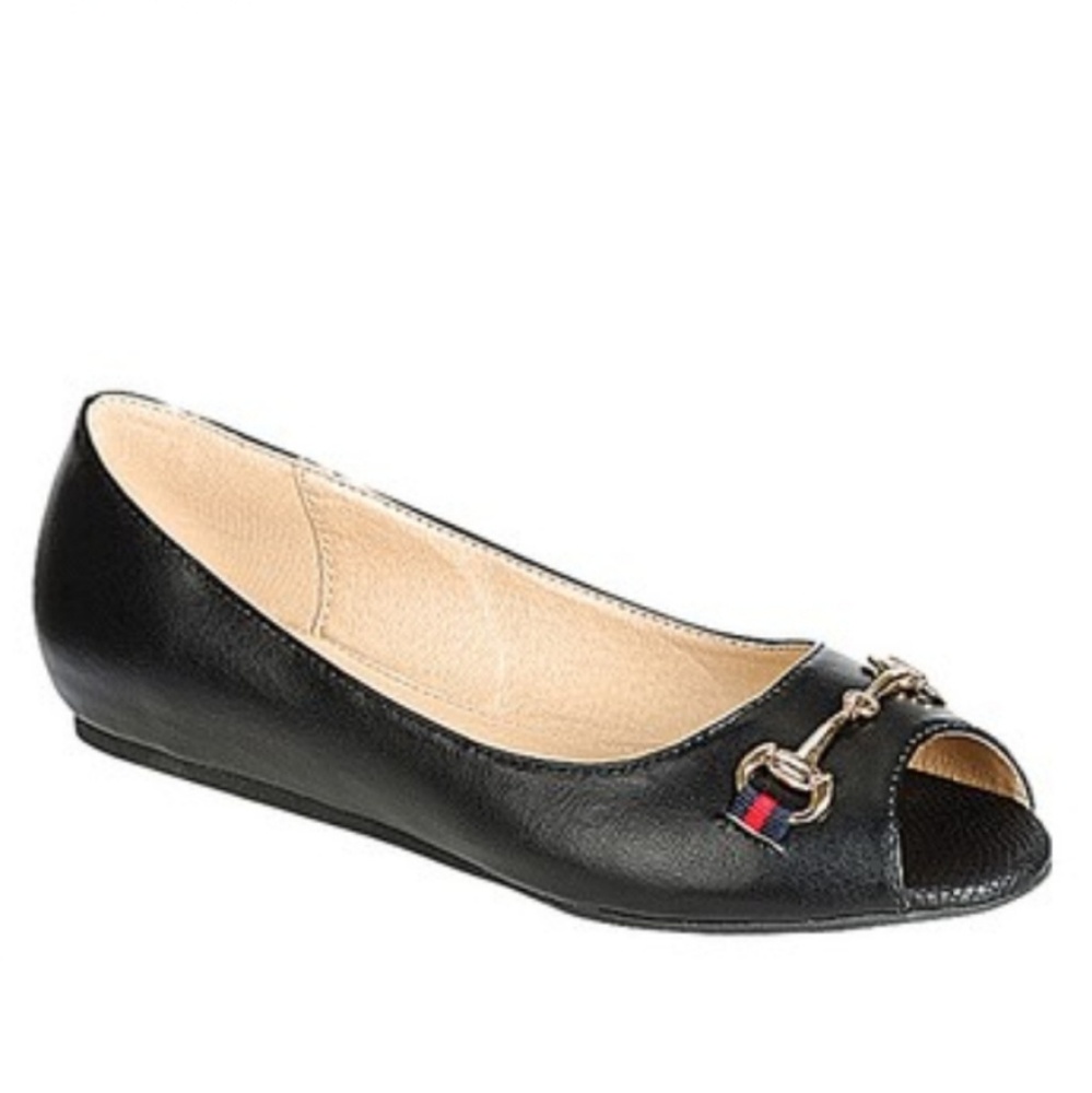 Via pinky open toe flats